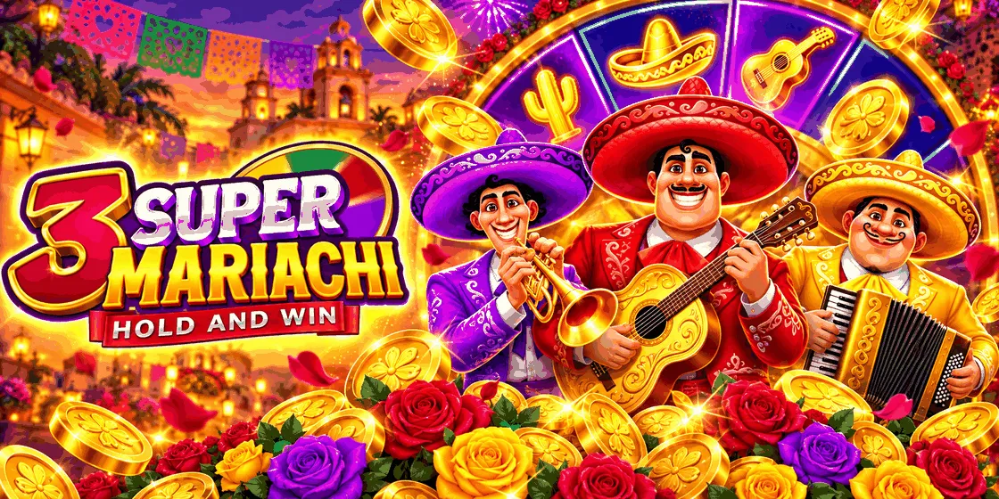 3 Super Mariachi: Hold and Win Game Mechanics